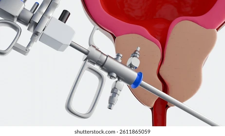 3d rendering resectoscope benign prostatic 260nw 2611865059